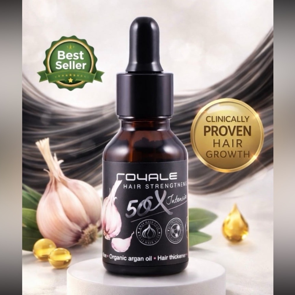 New Royale Platinum Garlic Hair Strengthening & Growth Formula